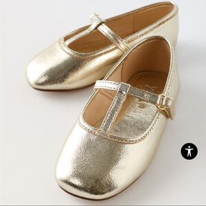 Zara Toddler Gold Flats